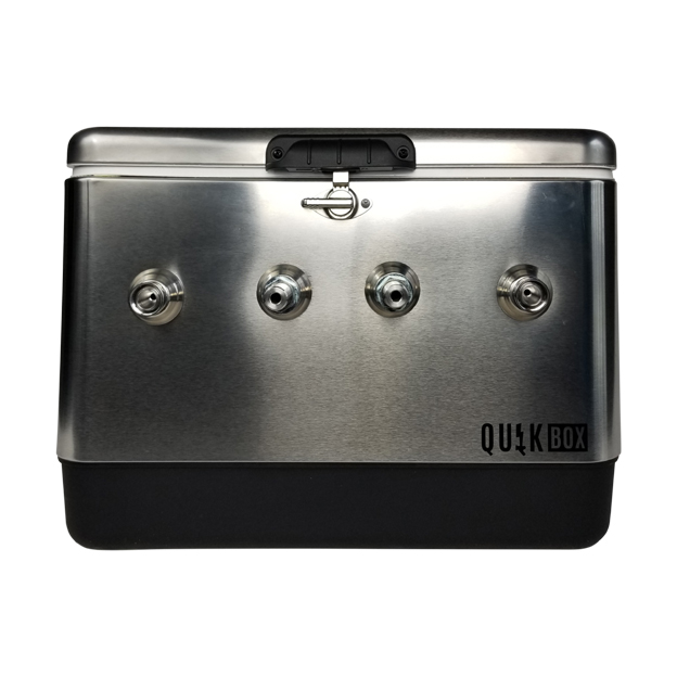 54QT Stainless steel belted cooler